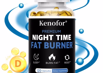 Nighttime Fat Burner Supplement – for Weight Loss, Boost Metabolism, Suppress Appetite Diet,Healthy Weight Management Supplements